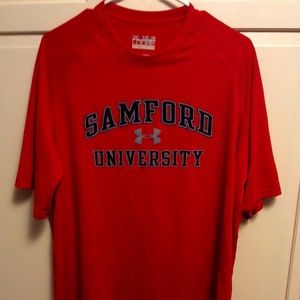 Samford Bulldogs Under Armour Men’s T Shirt Size X-LARGE.